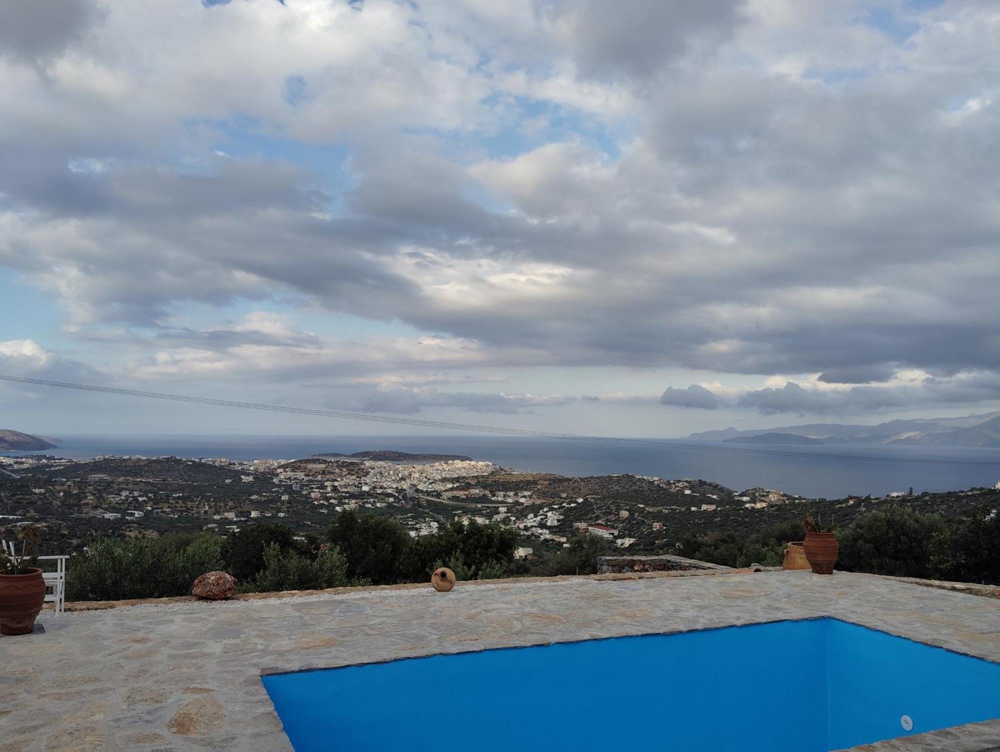 Althea Villa By Breathtaking View Agios Nikolaos Exteriör bild
